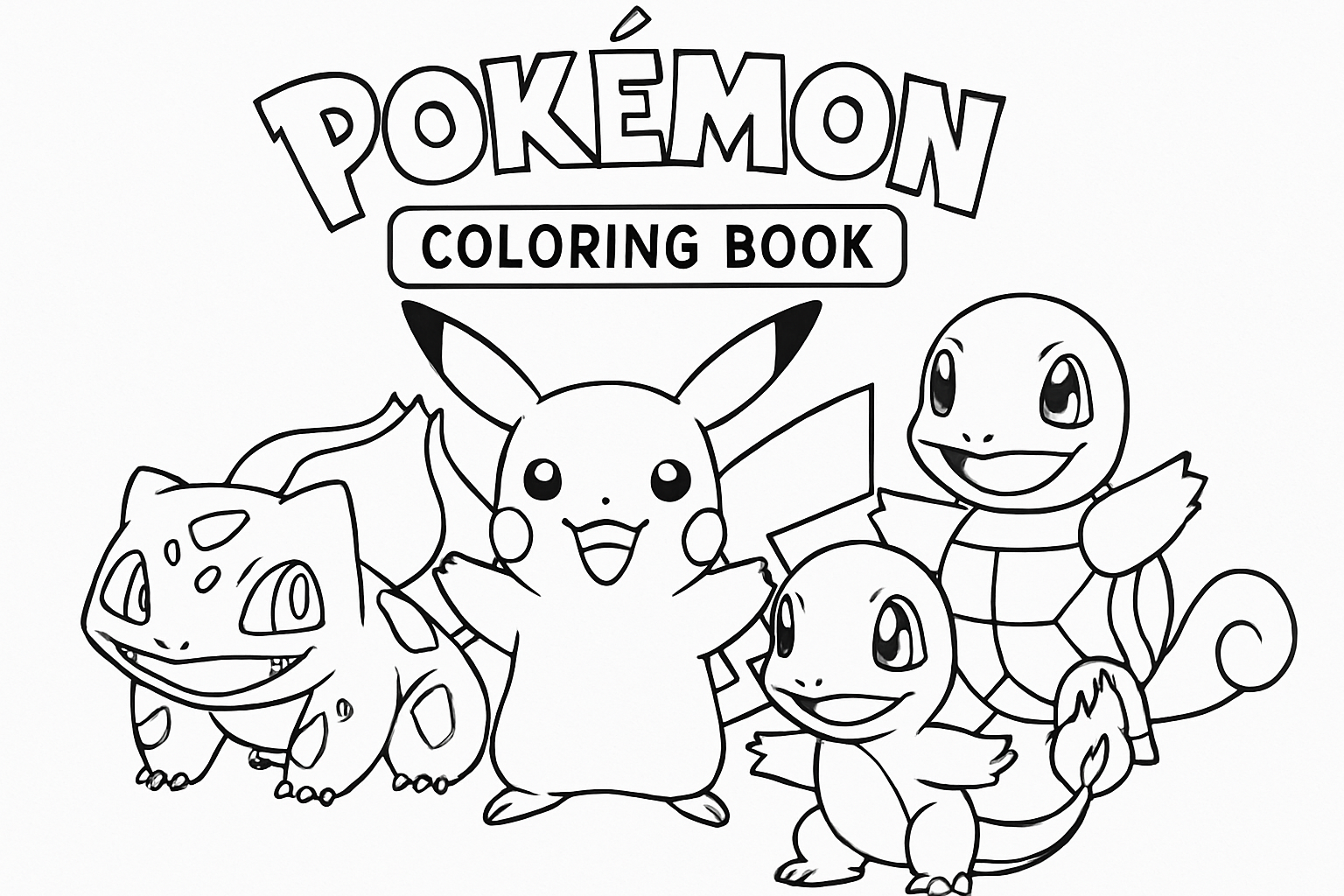 Pokemon Coloring Pages for Kids – Free Printable Sheets with Pikachu & Friends - Coloring Pages