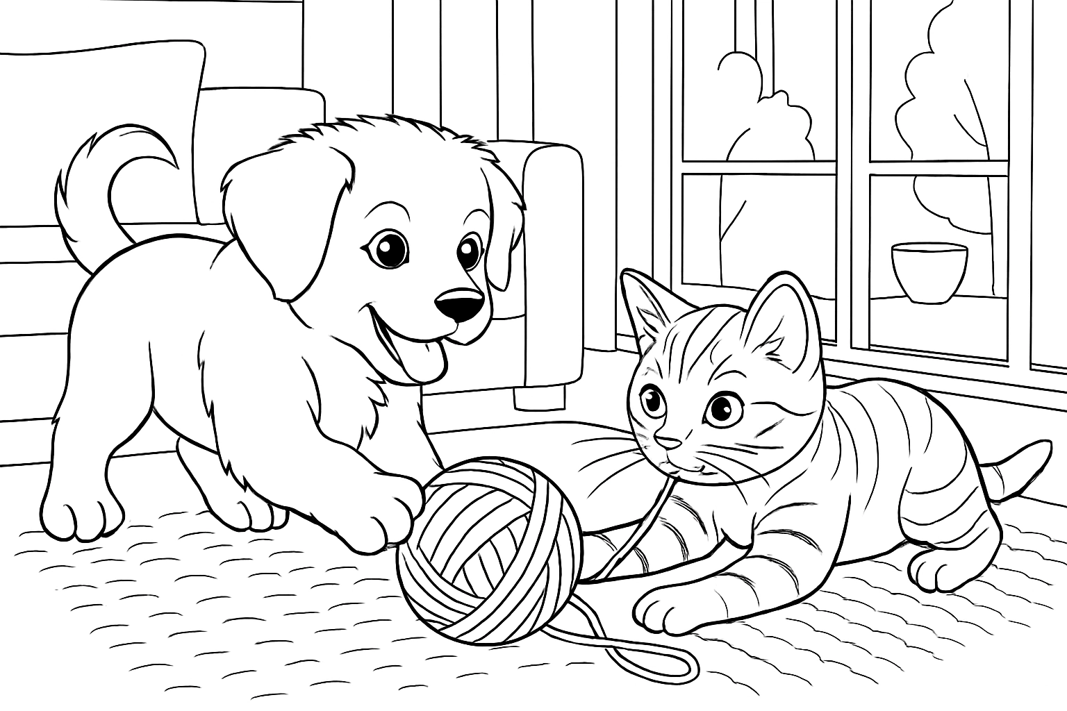 line art - ColorPage Lab