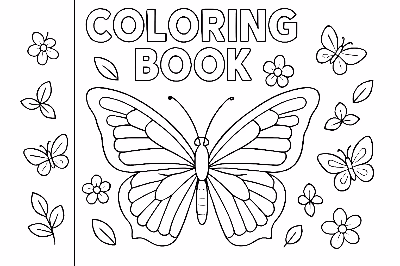 Butterfly Coloring Pages for Kids – Free Printable Sheets & Fun Designs - Coloring Pages