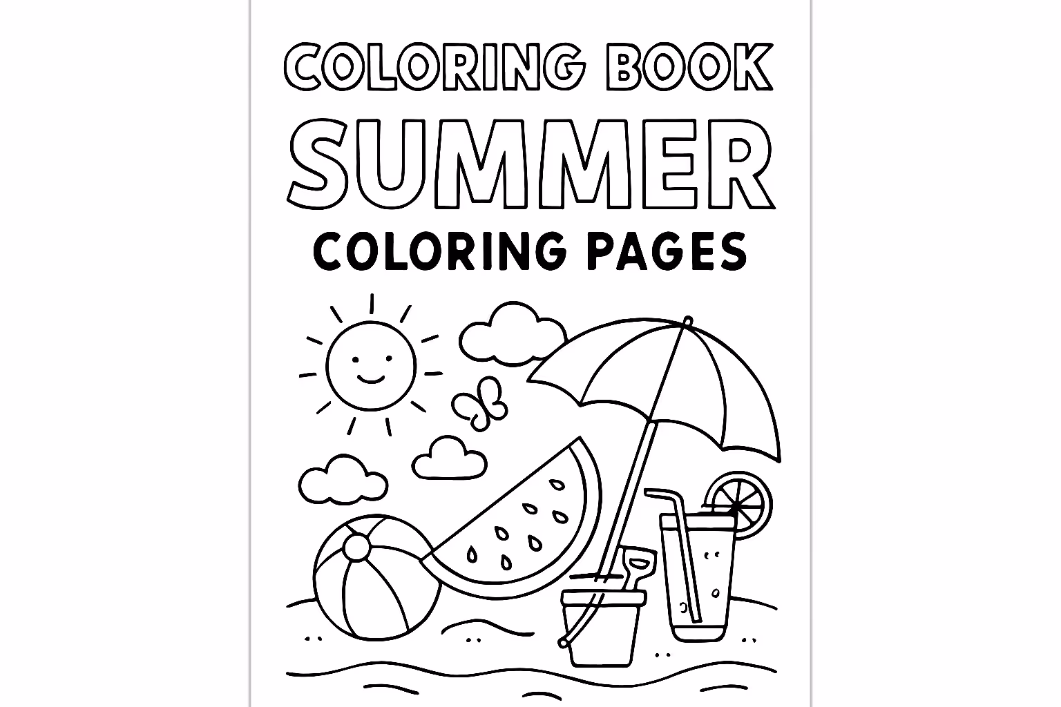Summer Coloring Pages for Kids – Free Printable Fun & Educational Sheets - Coloring Pages